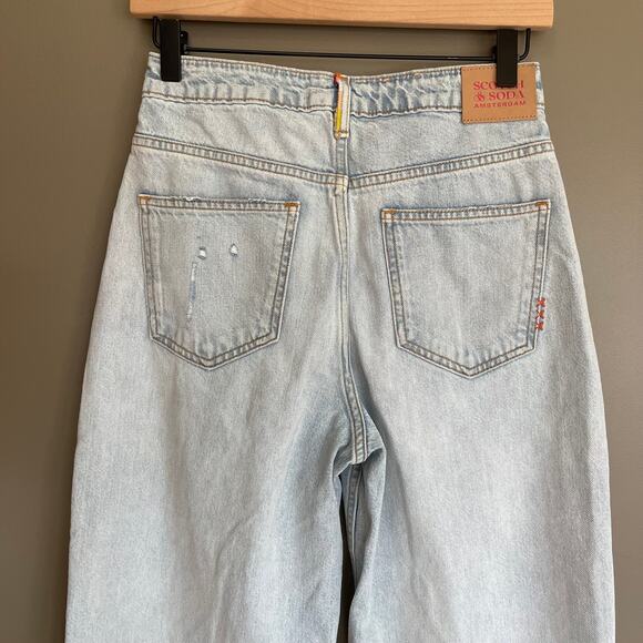 Scotch & Soda The Ripple 1950's Straight Leg Jeans Beach Treat Size 26 Loose Fit - Picture 12 of 16